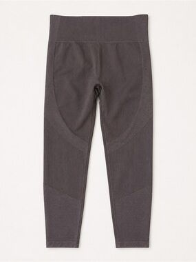 JoyLab Brown Ribbed High Rise Seamless Cropped Leggings Women’s Large